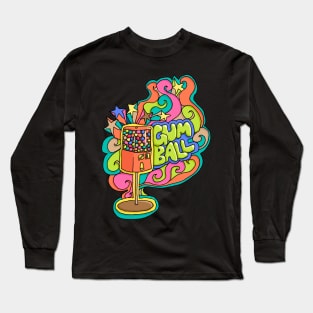 Vintage, Retro Style Gumball Machine Long Sleeve T-Shirt